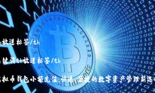 th放进标签/th

关键词th放进标签/th

虚拟币钱包小额充值：快速、便捷的数字资产管理新选择